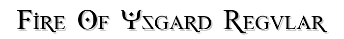 Fire Of Ysgard Regular font